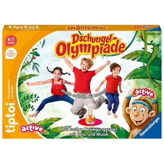 Ravensburger Lernspielzeug Ravensburger tiptoi Lernspiel active Dschungel-Olympiade 00129
