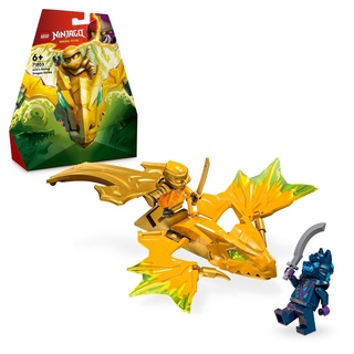 LEGO NINJAGO Arins Drachengleiter, Ninja-Set mit Drachen-Spielzeug und Figuren inkl. Arin-Minifigur mit Mini-Katana, kleines Geschenk für Jungs un...