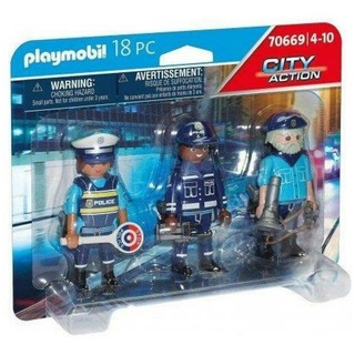 Playmobil® Stapelspielzeug Playmobil 70669 City Action Figurenset Polizei