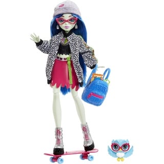 Monster High Ghoulia Yelps mit Sir Hoots-A-Lot Puppe mit Zubehör