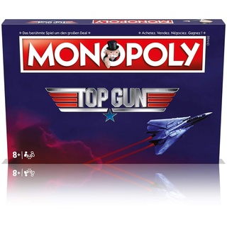Monopoly Top Gun - Gesellschaftsspiel für Erwachsene und Kinder | Monopoly Special Edition | Das beliebte Brettspiel für Fans - Ab 8 Jahren für 2-6 Spieler