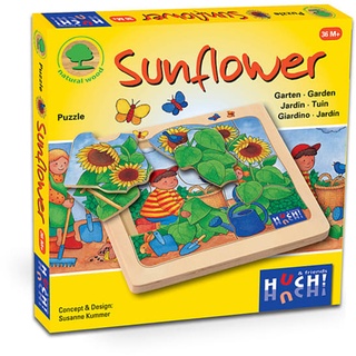 HUCH! 18tlg. Rahmenpuzzle "Sunflower" - ab 3 Jahren