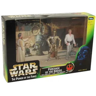 Purchase of the Droids Set mit Uncle Owen Lars, C-3PO & Luke Skywalker - Star Wars "Power of the Force" Collection von Kenner / Hasbro