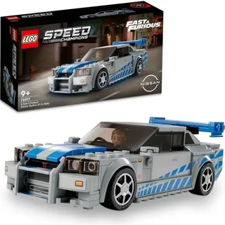 LEGO® Speed Champions 76917 2 Fast 2 Furious – Nissan Skyline GT-R (R34) - Schwarz