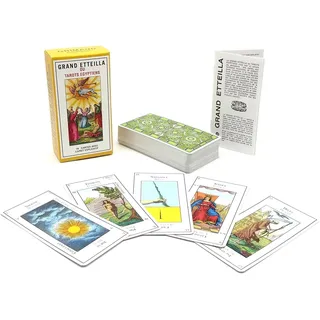 France Cartes 394104 Disney Grimaud – Le Grand Etteilla oder ägyptisches Tarot – Kartenspiel – Cartomancie, Mehrfarbig