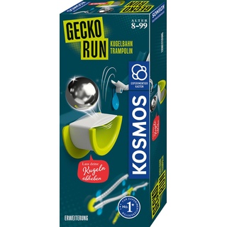 Kosmos ‎620974 Gecko Run - Trampolin-Erweiterung, Zubehör für coole vertikale Kugelbahnen, inkl.2 zusätzliche Bahnen und 1 zusätzliche Brücke, für Kinder ab 8 Jahren