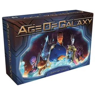 Asmodee Spiel Age of Galaxy, Brettspiel, für 1-4 Spieler, ab 12 Jahren..., Familienspiel, Strategiespiel