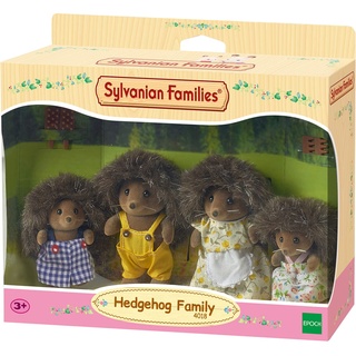 Sylvanian Families 4018 Igel Familie - Figuren für Puppenhaus,20.1 x 15.0 x 5.6 Bunt