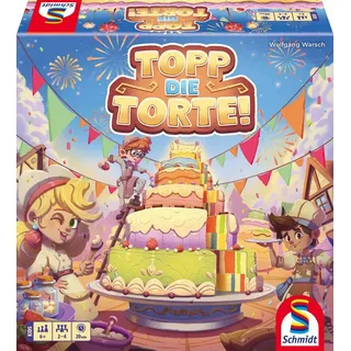 Schmidt Spiele Spiel Kinderspiel Strategiespiel Topp die Torte! 40659