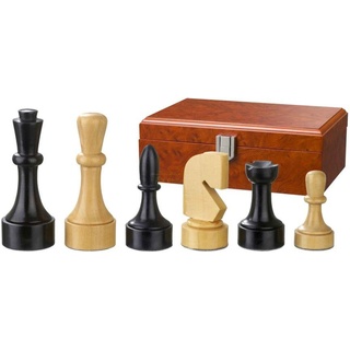 Philos Spiel, Schachfiguren - Romulus - Holz - Modern Style - Königshöhe 95 mm