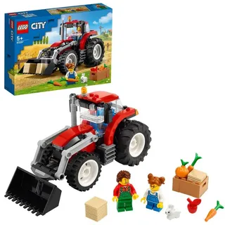 LEGO® LEGO City Traktor, Konstruktionsspielzeug Konstruktionsspielsteine, (148 St) bunt