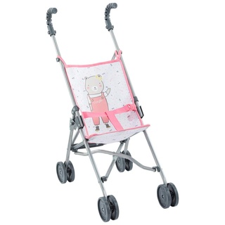 Corolle 9000140720 - Mon Grand Poupon, Puppenbuggy pink für alle 36-42cm Babypuppen