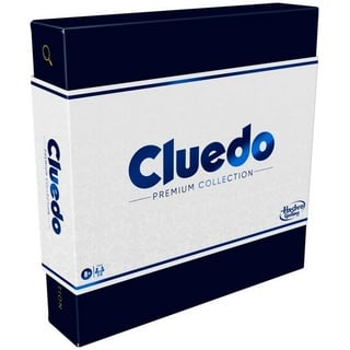 Hasbro Spiel Cluedo - Premium Collection, Brettspiel blau