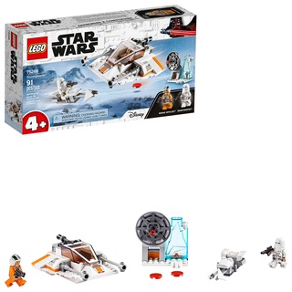 LEGO 75268 Star Wars Snowspeeder, Verteidigungsstation und Speeder-Bike, Spielset mit Starter-Stein für Vorschulkinder ab 4 Jahren