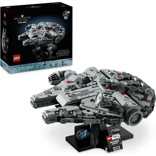 LEGO Star Wars Millennium Falcon, 25. Jahrestag Set für Erwachsene, Sammlerstück aus "Eine neue Hoffnung", Raumschiff Modellbausatz, Haus oder B... - Bunt