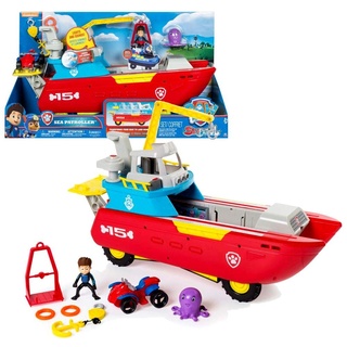 PAW PATROL Sea Patroller Transforming | Fahrzeug Set mit Licht & Sound