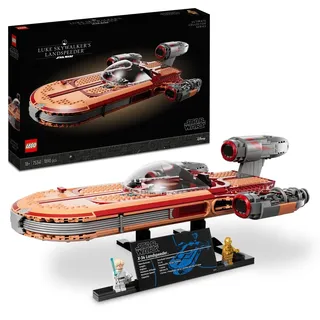 LEGO Star Wars Luke Skywalker’s Landspeeder, Ultimate Collector Series, Modellbausatz für Erwachsene mit C-3PO Minifigur und Lichtschwert 75341