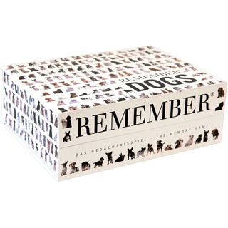 Remember DG44 Memory Gedächtnisspiel Hunde – 44 Bildpaare für Hundefreunde (88 Karten)