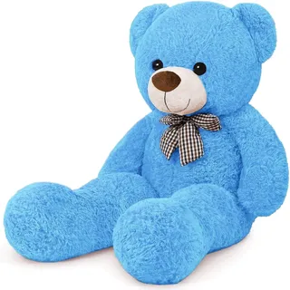 Yeqivo Groß Teddybär Kuschelbär XXL riesen Teddy Bear Plüschbär Kuscheltier (Blau)