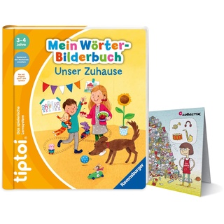 Ravensburger tiptoi® Buch | Mein Wörter-Bilderbuch: Unser Zuhause + Wimmel-Such-Poster by Collectix