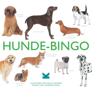 Laurence King 44049 Bingo Hunde Familienspiel, White, One Size