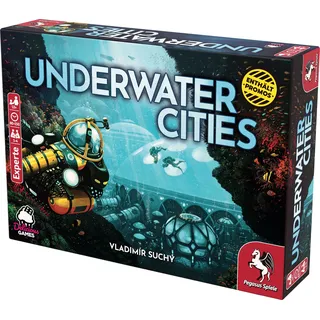 Pegasus 51905G - Underwater Cities, Brettspiel, 1-4 Spieler, ab 12 Jahren (DE-Ausgabe) (Deutsch)