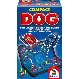 Schmidt Spiele Spiel, Schmidt Spiele Reisespiel Taktikspiel DOG Compact 49216