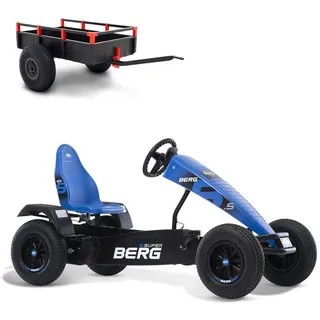 Berg Go-Kart BERG Gokart XXL B. Super Blue E-Motor Hybrid mit Dreigangschaltung