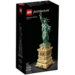 LEGO® Konstruktionsspielsteine LEGO® Architecture 21042 Freiheitsstatue, (1685 St)