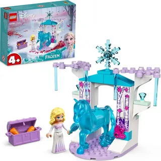 LEGO 43209 Disney Princess Elsa und Nokks Eisstall aus Die Eiskönigin Frozen - Bunt