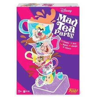 623704 - Disney - Mad Tea Party von Funko, Kartenspiel, für 2-10 Spieler, ab 5 Jahren (DE
