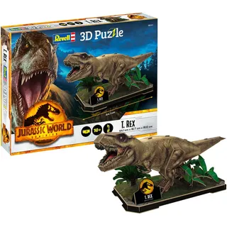 Revell® 3D-Puzzle Jurassic World Dominion - T. Rex, 54 Puzzleteile bunt