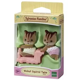 Sylvanian Families - Walnuss Eichhörnchen Zwillinge / Epoch Traumwiesen / Spiele (außer Software)