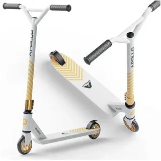 Apollo Stuntscooter Stunt Scooter Kinder Freestyle Kickscooter Genius Pro, Kinderroller Trick Roller Kinder und Erwachsene goldfarben