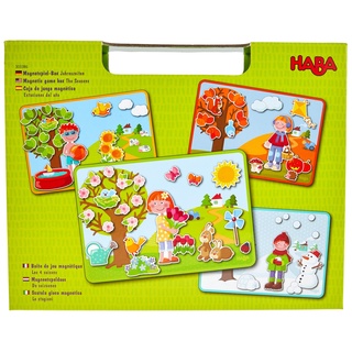 HABA 303386 Magnetspiel-Box Jahreszeiten