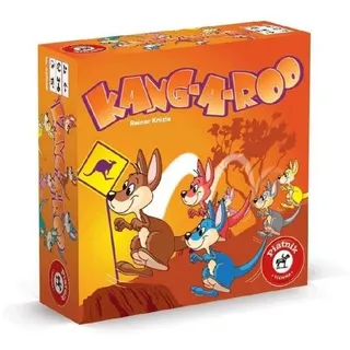 Piatnik Spiel 6079 - Kang-a-Roo - Brettspiel, für 3-6 Spieler, ab 6 Jahren, Familienspiel, Geschicklichkeitsspiele bunt