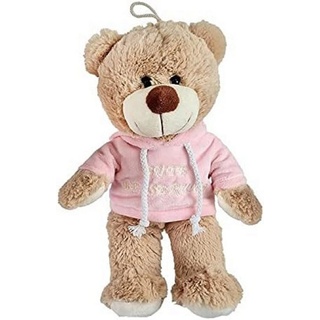 Ktoys Kuscheltier Bär Gute Besserung ca. 32 cm, Plüsch Kuschelbegleiter Teddybär (1-St) rosa