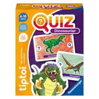 Ravensburger Spiel Ravensburger tiptoi 00165 Quiz Dinosaurier, Quizspiel für Kinder ab...