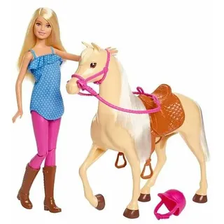 Mattel Barbie Puppe und Pferd