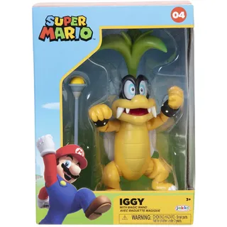 Nintendo Super Mario Figur Iggy Koopa in Sammlerbox, 10 cm (Neu differenzbesteuert)