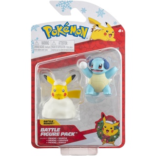 Pokemon PKW2485 Spielzeug, Pikachu & Schiggy