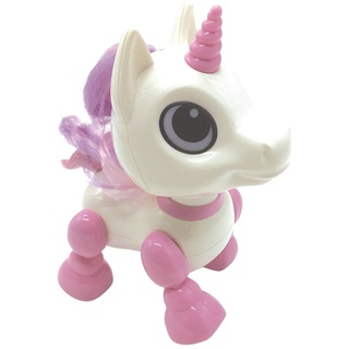 Lexibook Power Unicorn Mini - Mein kleines Roboter-Einhorn mit Geräuschen, Musik, Lichteffekten, Sprachwiederholung und Klangreaktion, Kinderspielzeug (Mädchen) - ROB02UNI