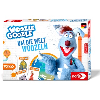 Noris 606102072 - Woozle Goozle Um die Welt woozeln (Spiel ab 6 Jahre) - spannende Quiz-Weltreise für Kinder, 2-6 Spieler, ca. 30 Min. Spiel-Dauer