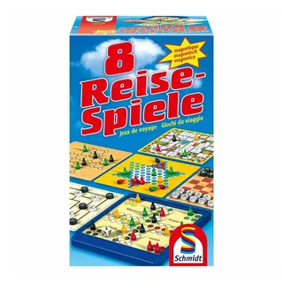 Schmidt Spiele Spielesammlung 8 Reise-Spiele bunt