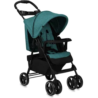 MoMi ISLA Kinderbuggy, Kinderwagen ab dem 6. Lebensmonat, bis 15 kg Körpergewicht, 5-Punkt-Sicherheitsgurt, Einkaufskorb, Fußsack, Getränkehalter, Snack-Tablett und Wickeltasche