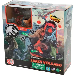 EPOCH Games Spiel Jurassic World - Shaky Volcano, Familienspiel bunt