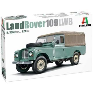 Italeri 3665 1:24 Land Rover 109 LWB - Bausatz, Standmodellbau, Basteln, Hobby, Kleben, Plastikbausatz, detailgetreu, IT3665