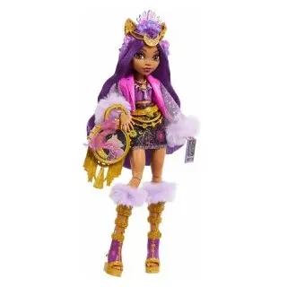 Monster-High Puppe Monsterfest, ab 4 Jahre, Puppe Clawdeen mit Zubehör, 24 cm