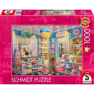 Schmidt Spiele 59785 - Bunte Bäckerei, Puzzle Standard 1.000 Teile