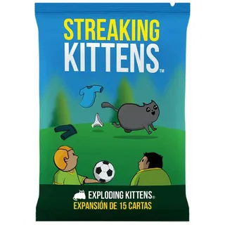 Exploding Kittens EKIEK05ES Streaking Erweiterung in Spanisch, Mehrfarbig